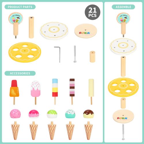 SOKA ICE CREAM STAND - 10PCS 1010105