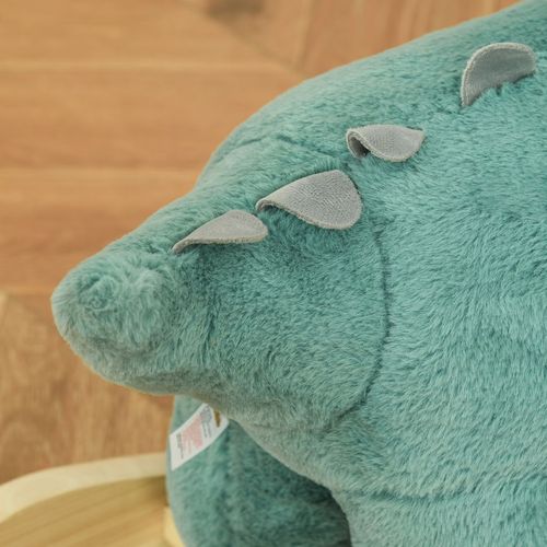 Kids Ride-On Rocking Horse Triceratops-shaped Toy for 36-72 Months