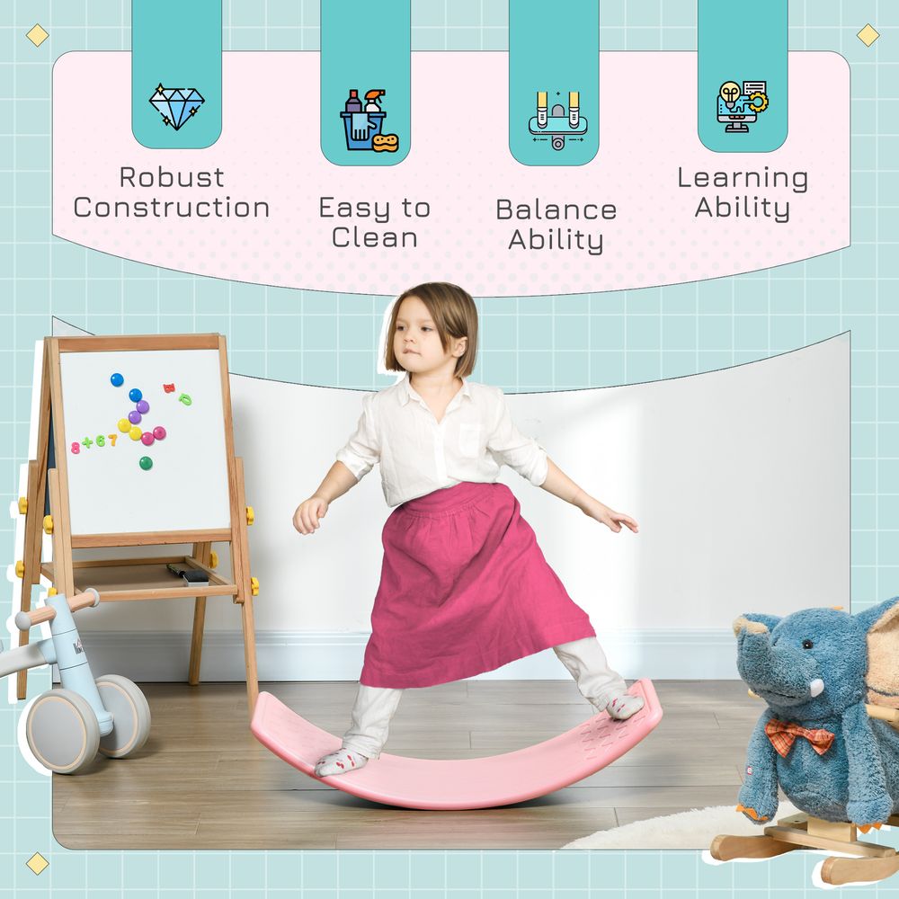 Balance Board, Kids Wobble Board Stepping Stone, Montessori Toy for 3-6 Years