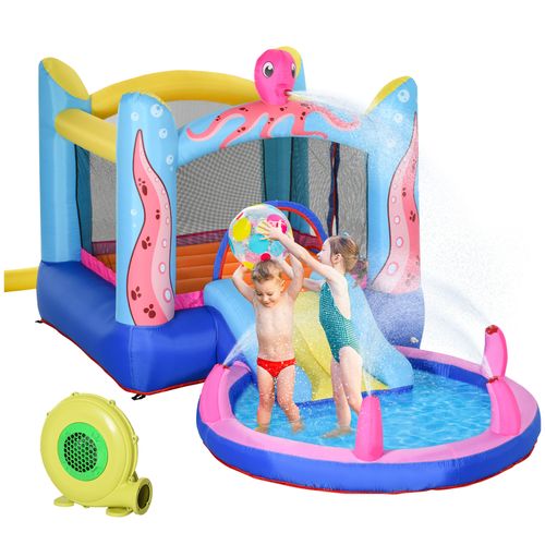 Bouncy Castle Slide Water Pool Trampoline, Blower 3.6 x 1.75 x 1.8m