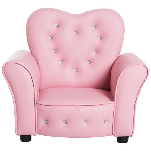 Kids Toddler Sofa Children Armchair Seating Chair Relax Girl Princess Pink