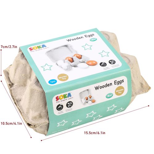 SOKA WOODEN EGGS 1010113